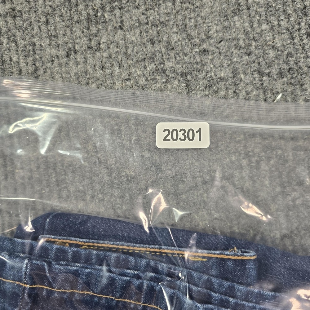 VTG Y2K Tommy Jeans Size 5 Blue Medium Wash Hipster Flare 100% Cotton Flag Patch - Picture 13 of 13